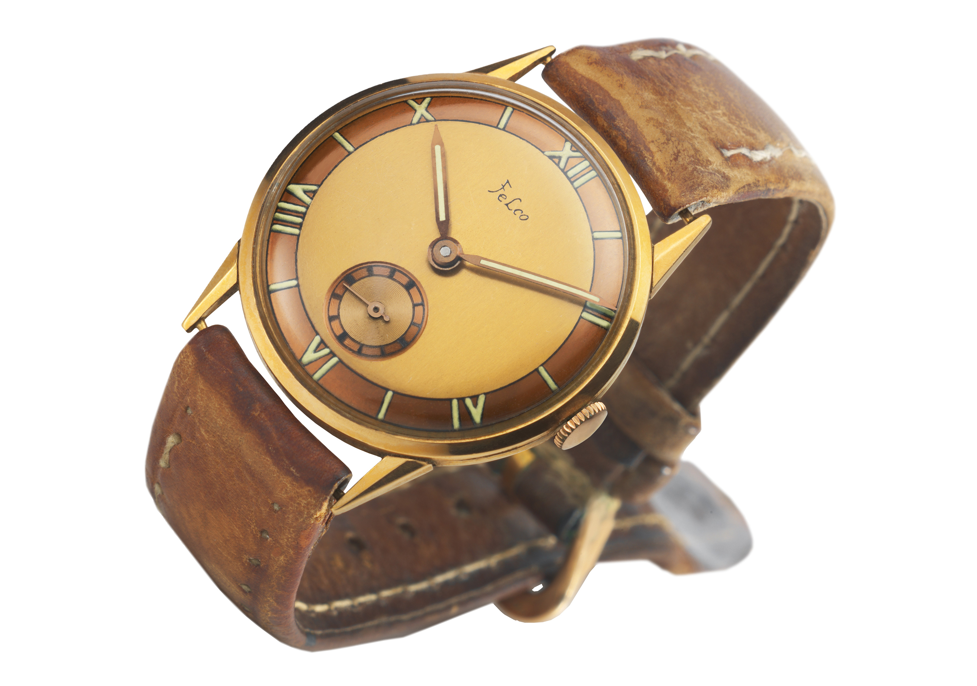 One of Fritz Schluep's first watch models
